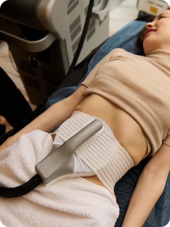 EMPBodyshaper im Brustberiech