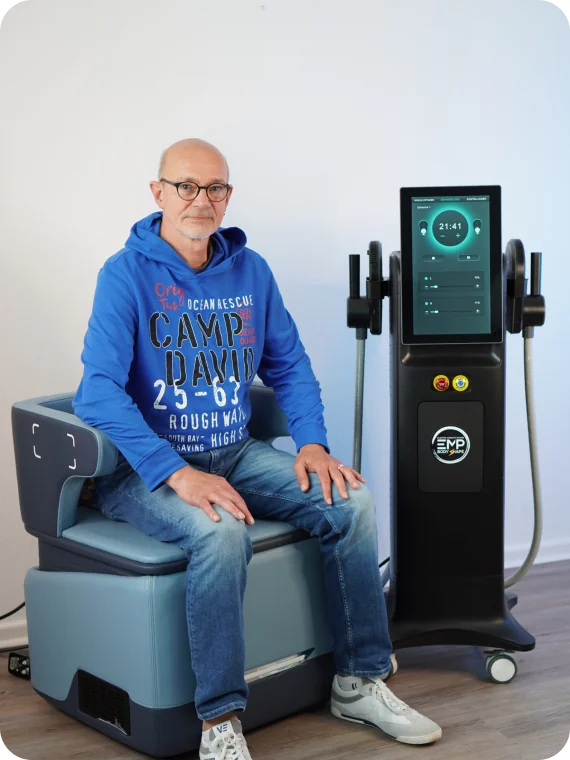 Beckenbodentraining mit dem EMP Chair